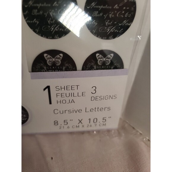 NEW Redesign With Prima Knob Transfer " Cursive Letters" - Picture 4 of 5